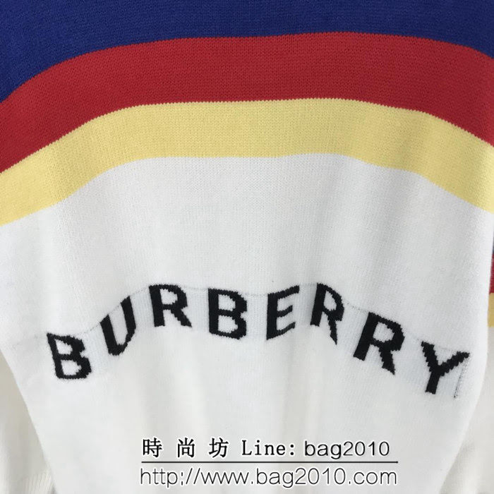 BURBERRY巴寶莉 18SS秋冬新款 提花Burberry字母logo 糖果色 毛衣 情侶款 ydi1286